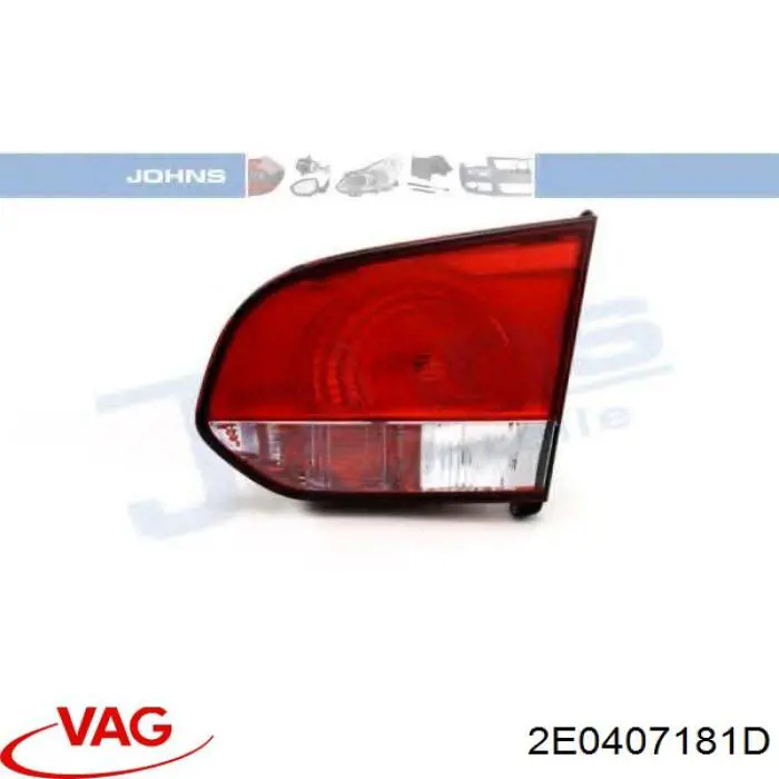 Soporte del amortiguador delantero 2E0407181D VAG
