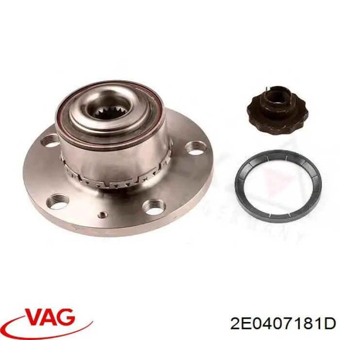 Soporte del amortiguador delantero VAG 2E0407181D