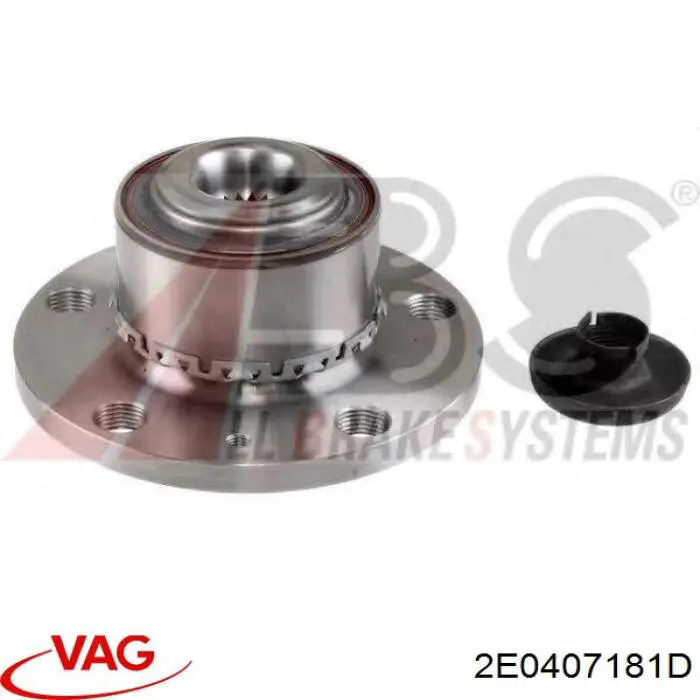 2E0407181D VAG Soporte del amortiguador delantero