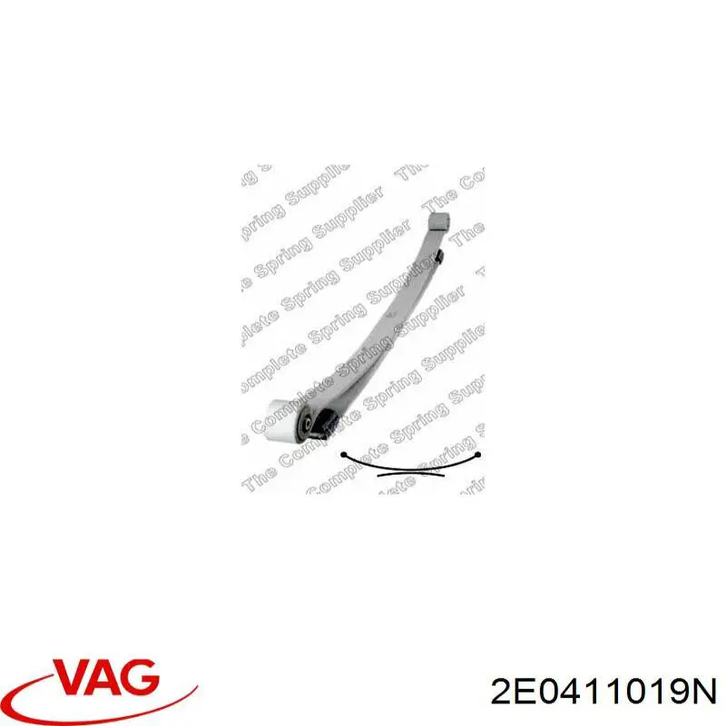 Comprar 2E0411019N VAG Ballesta de suspensión delantera