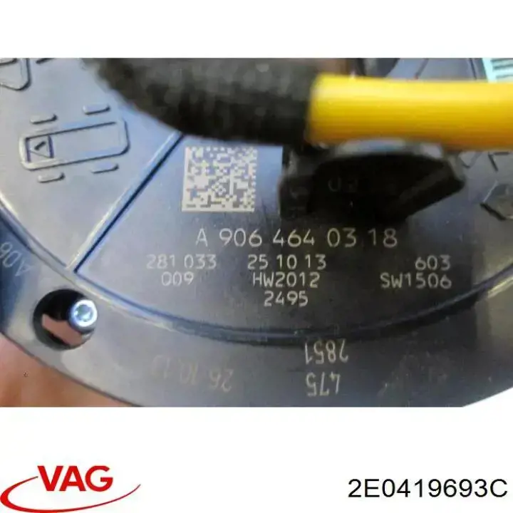 Comprar 2E0419693A VAG Anillo AIRBAG