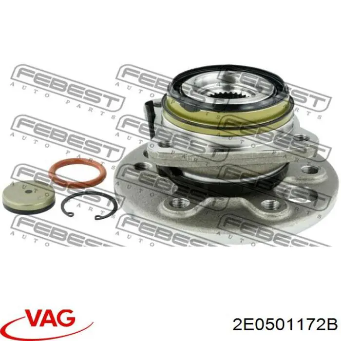 Comprar 2E0501172B VAG Semieje trasero derecho