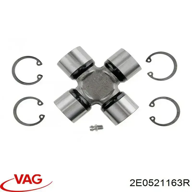 Cardán 2E0521163R VAG