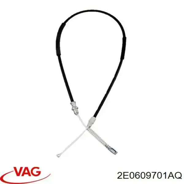 Comprar 2E0609701AQ VAG Cable de freno de mano trasero derecho/izquierdo