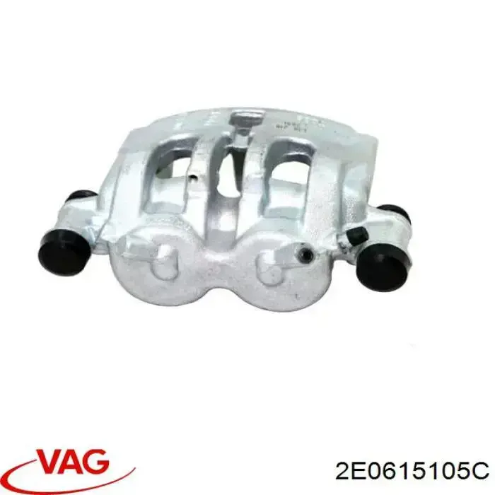Pinza de freno delantera izquierda 2E0615105C VAG