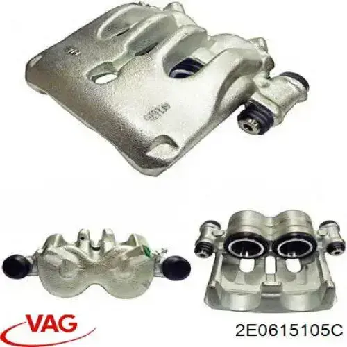 Pinza de freno delantera izquierda VAG 2E0615105C precio, desde 99,73 EUR