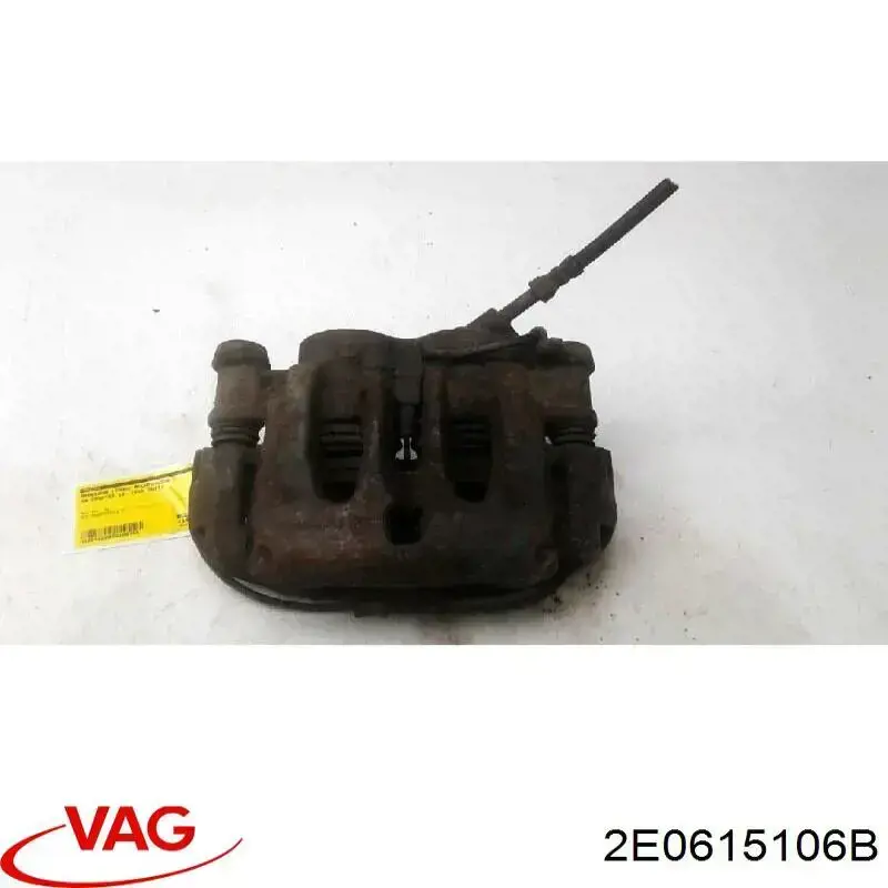 Pinza de freno delantera derecha 2E0615106B VAG
