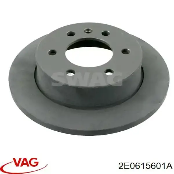 Disco de freno trasero VAG 2E0615601A precio, desde 46,85 EUR
