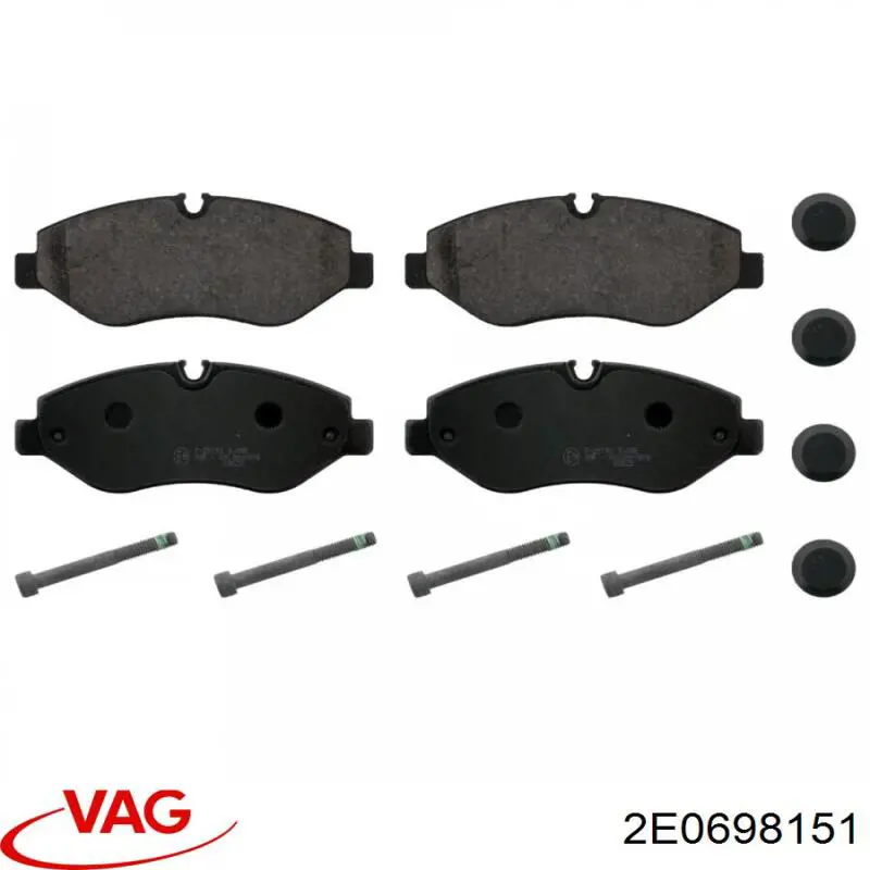 Pastillas freno delanteras VAG 2E0698151 precio, desde 31,40 EUR