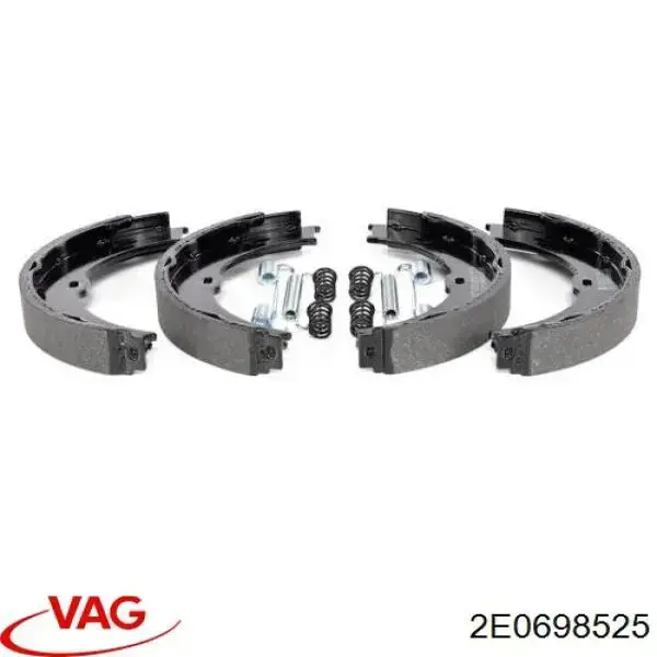Comprar 2E0698525 VAG Juego de zapatas de frenos, freno de estacionamiento