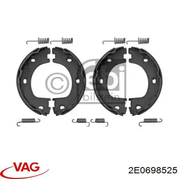 Zapatas de freno de mano VAG 2E0698525 precio, desde 32,72 EUR