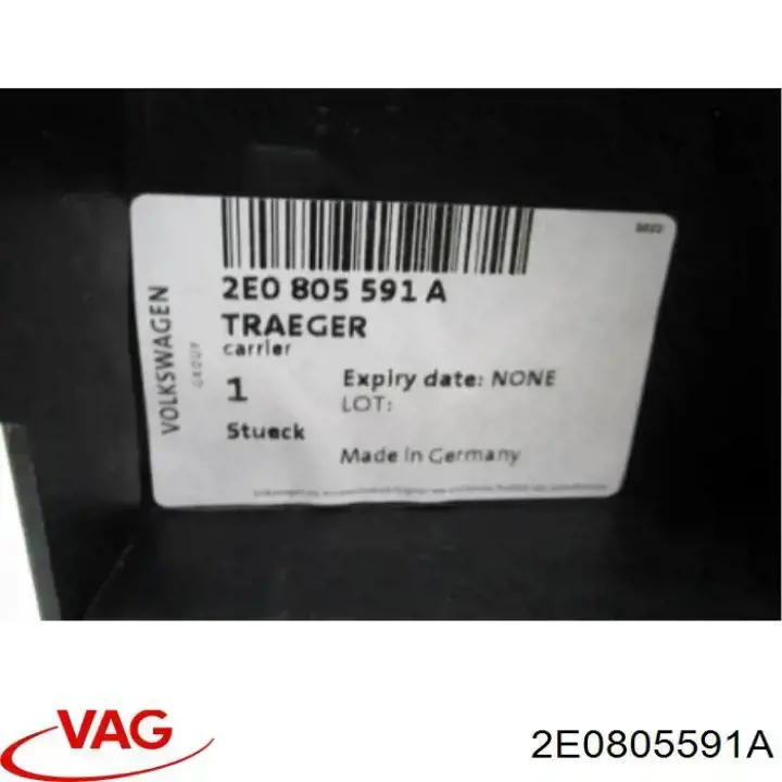 Soporte de radiador 2E0805591A VAG