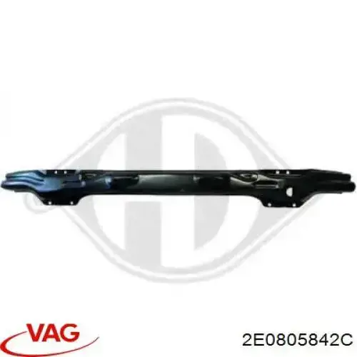 Refuerzo paragolpes delantero VAG 2E0805842D