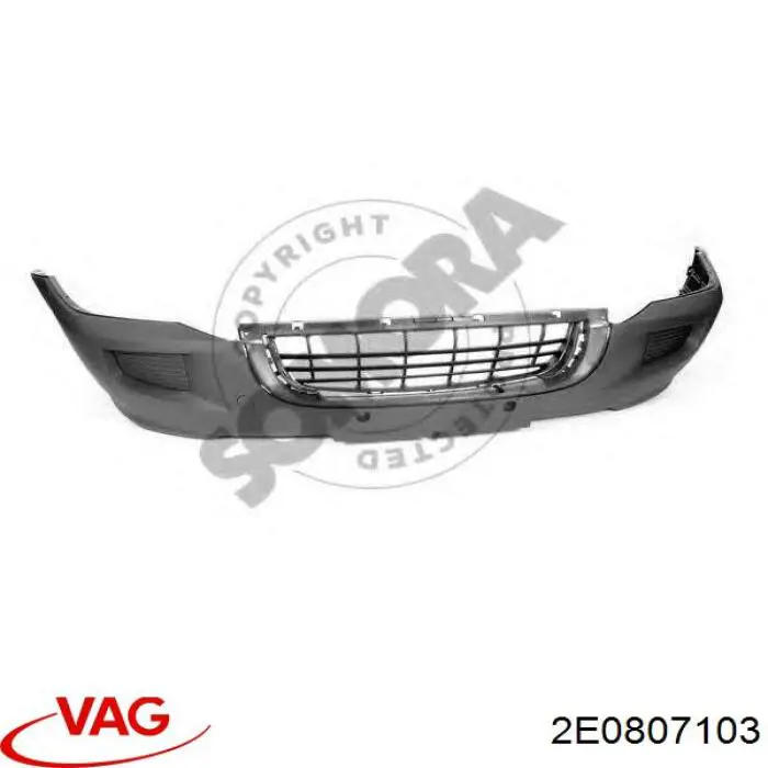 Parachoques delantero VAG 2E0807103S precio, desde 189,88 EUR