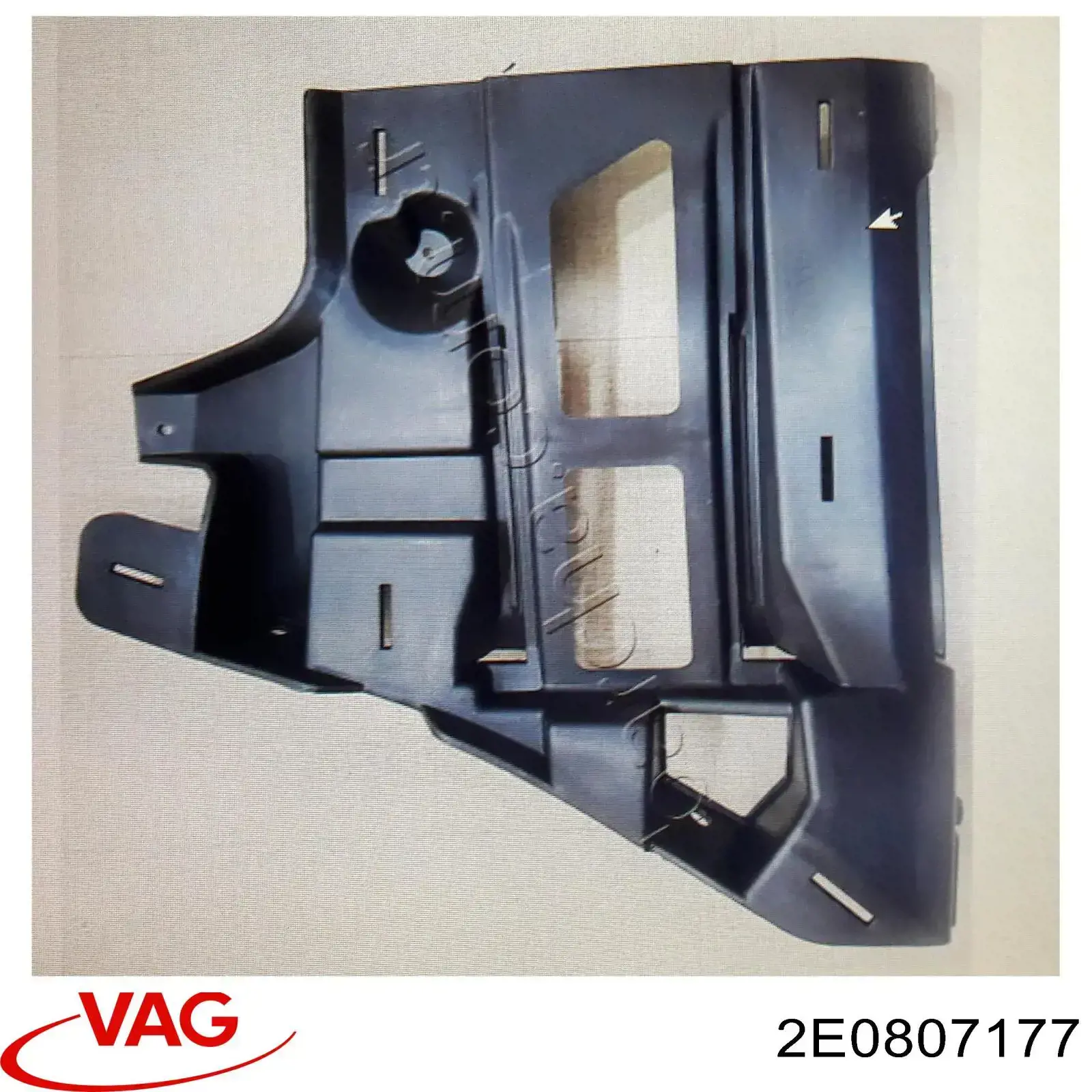 VG9521014 Prasco soporte de parachoques delantero izquierdo