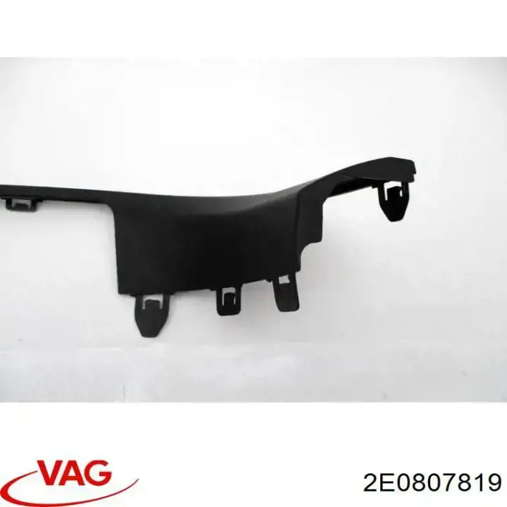 Moldura inferior de la rejilla del parachoques delantero VAG 2E0807819 precio, desde 28,62 EUR