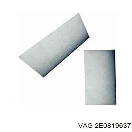 2E0819637 VAG filtro habitáculo