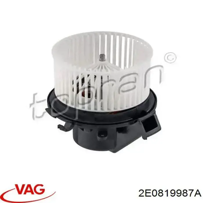 2E0819987A VAG motor eléctrico, ventilador habitáculo