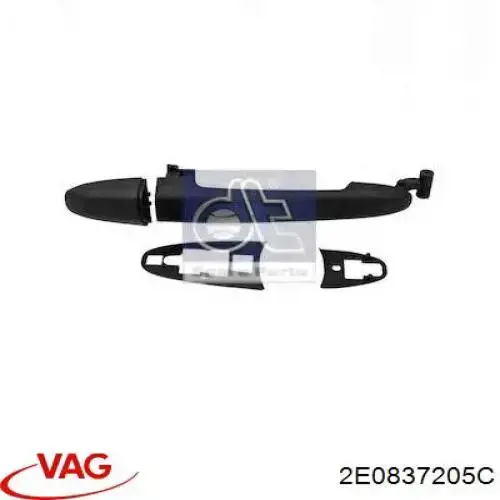 Manecilla de puerta exterior delantero VAG 2E0837205C precio, desde 18,09 EUR