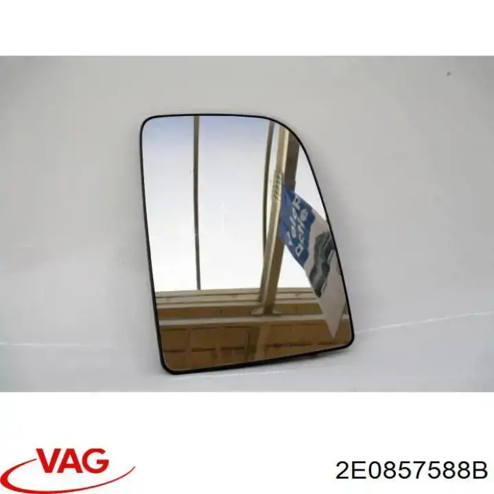 Cristal de espejo retrovisor derecho VAG 2E0857588B precio, desde 19,49 EUR