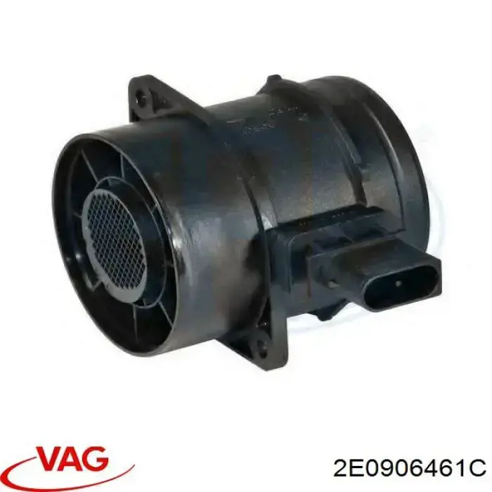 2E0906461C VAG sensor de flujo de aire/medidor de flujo (flujo de aire masibo)