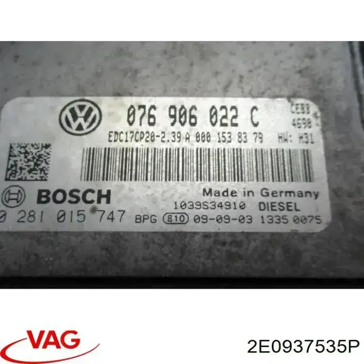 Comprar 2E0937535P VAG 