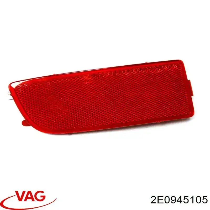 Comprar 2E0945105 VAG Reflector trasero izquierdo del parachoques