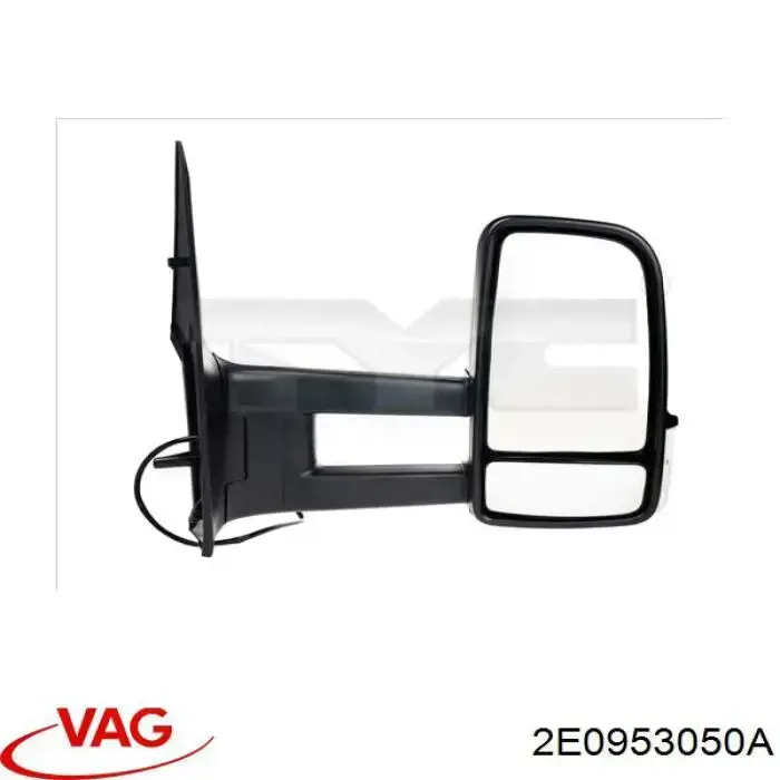 Luz intermitente del espejo retrovisor derecho VAG 2E0953050A