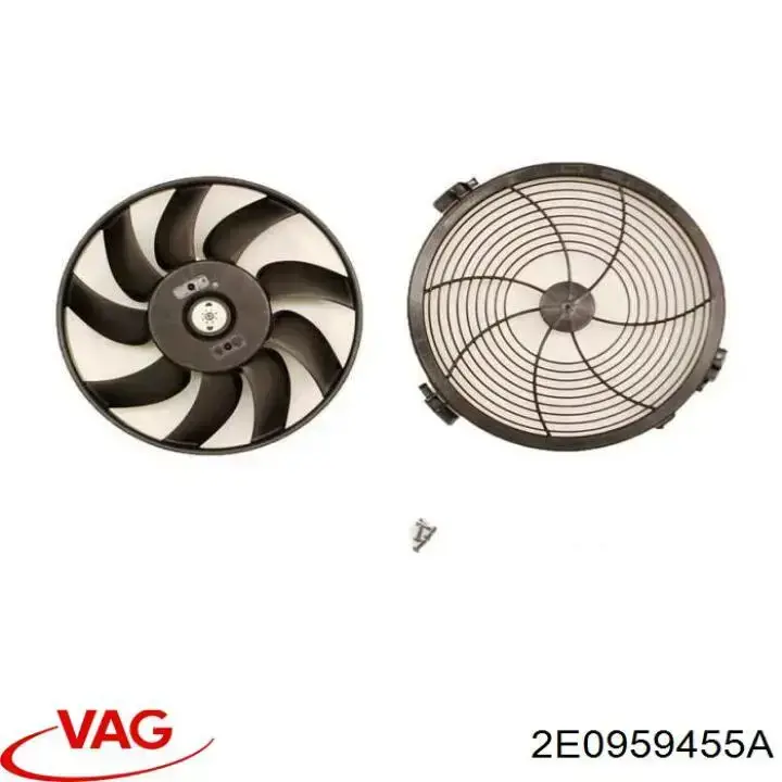 Ventilador del radiador VAG 2E0959455A precio, desde 80,74 EUR