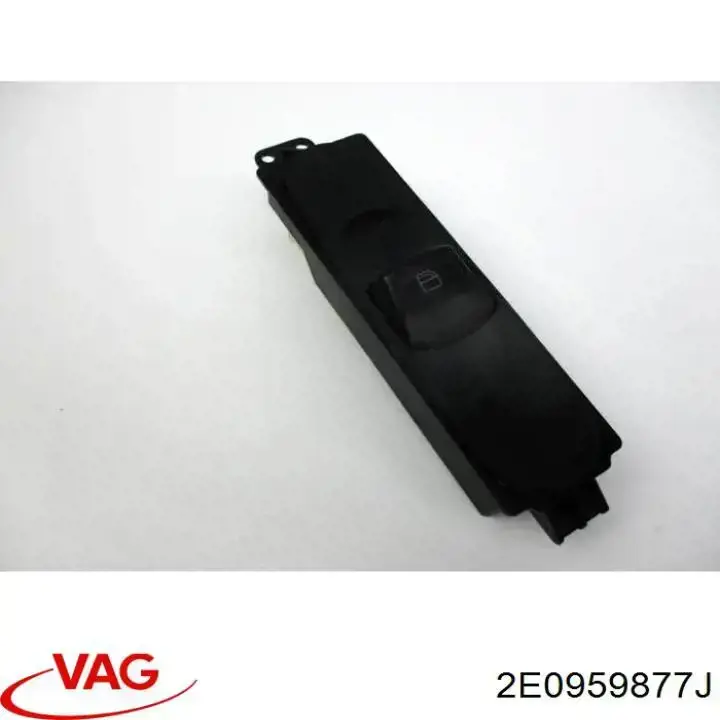Interruptor de elevalunas delantera izquierda 2E0959877J VAG