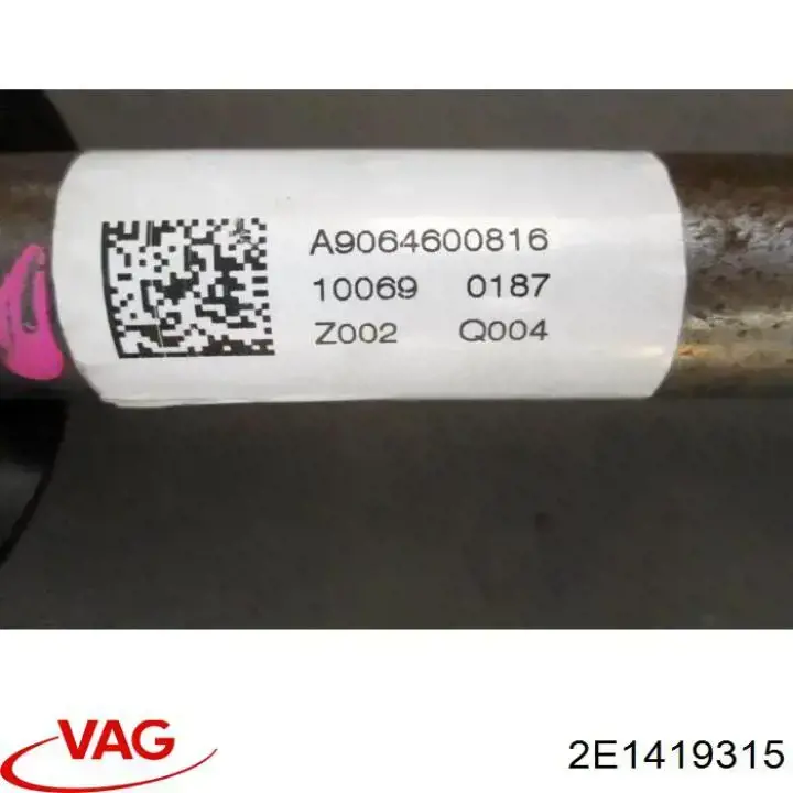 Eje inferior de la columna de dirección VAG 2E1419315 precio, desde 44,54 EUR