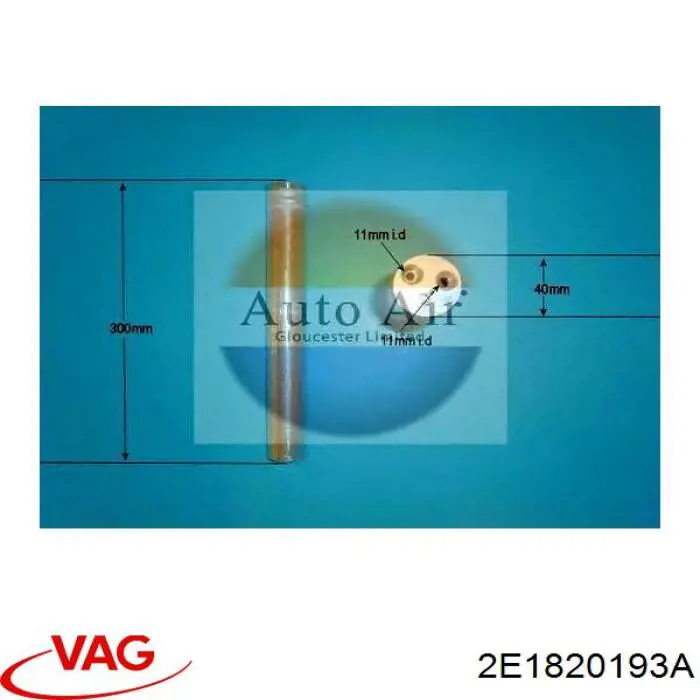 2E1820193A VAG receptor-secador del aire acondicionado