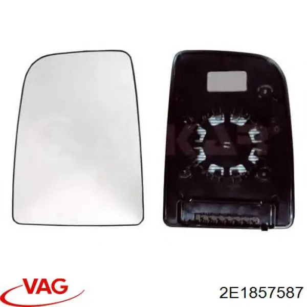 Cristal de espejo retrovisor exterior izquierdo VAG 2E1857587 precio, desde 45,01 EUR