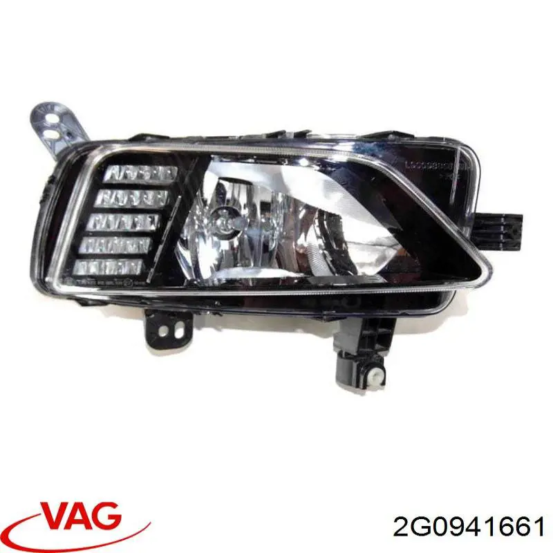 Luz antiniebla izquierda para Volkswagen Polo (AW1, BZ1)