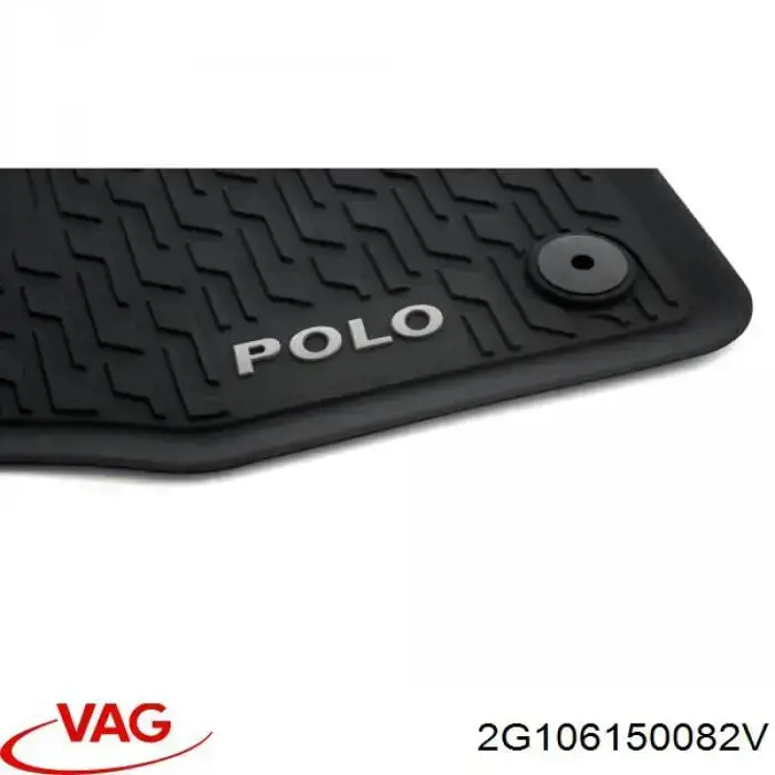 Alfombrillas para coche para Volkswagen Polo VI AW1, BZ1, AE1
