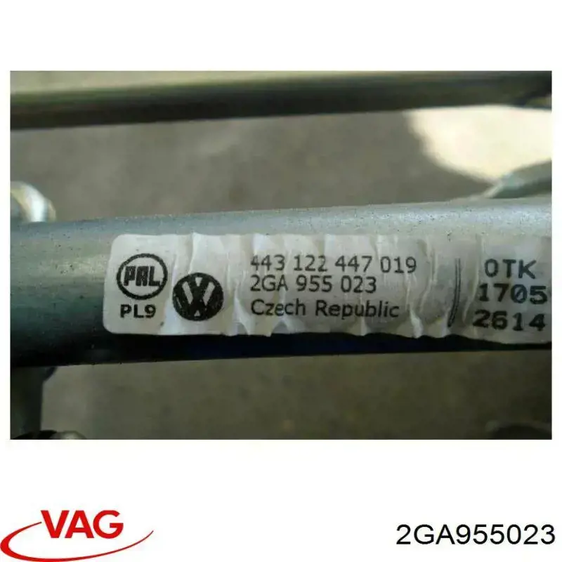 Trapezio del limpiaparabrisas VAG 2GA955023B precio, desde 107,45 EUR