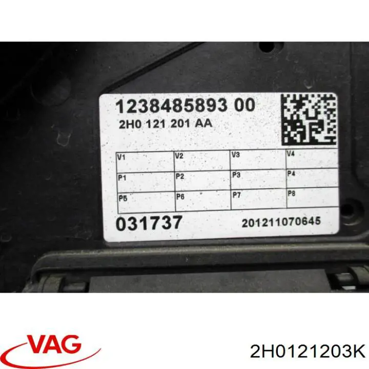 Ventilador de radiador VAG 2H0121203K precio, desde 283,14 EUR