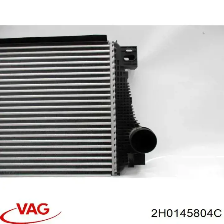 2H0145804C VAG radiador de aire de admisión