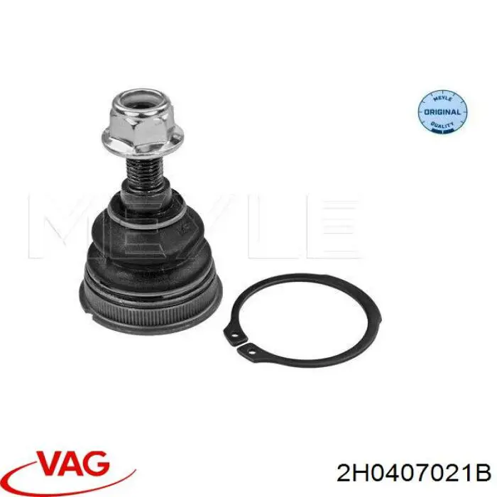 Brazo superior izquierdo de la suspensión delantera 2H0407021B VAG