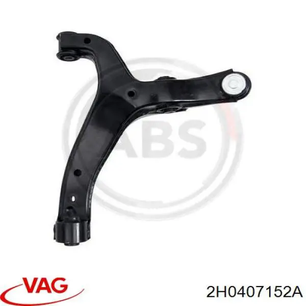 Brazo inferior derecho de la suspensión delantera 2H0407152A VAG