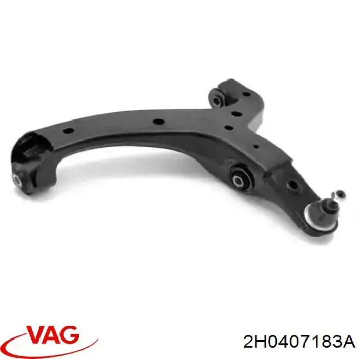 Silentblock del brazo de suspensión 2H0407183A VAG