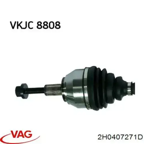 Comprar 2H0407271D VAG Semieje delantero