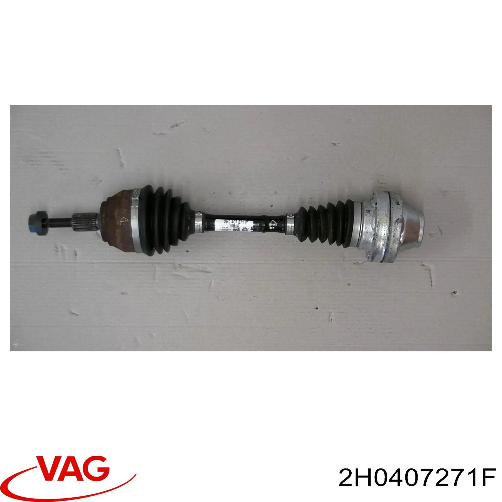 Semieje delantero 2H0407271JX VAG