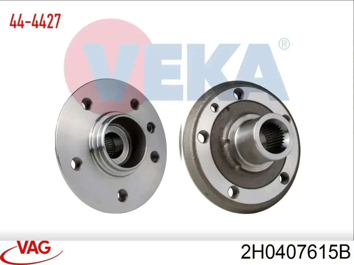 Buje de rueda delantero VAG 2H0407615B precio, desde 34,61 EUR