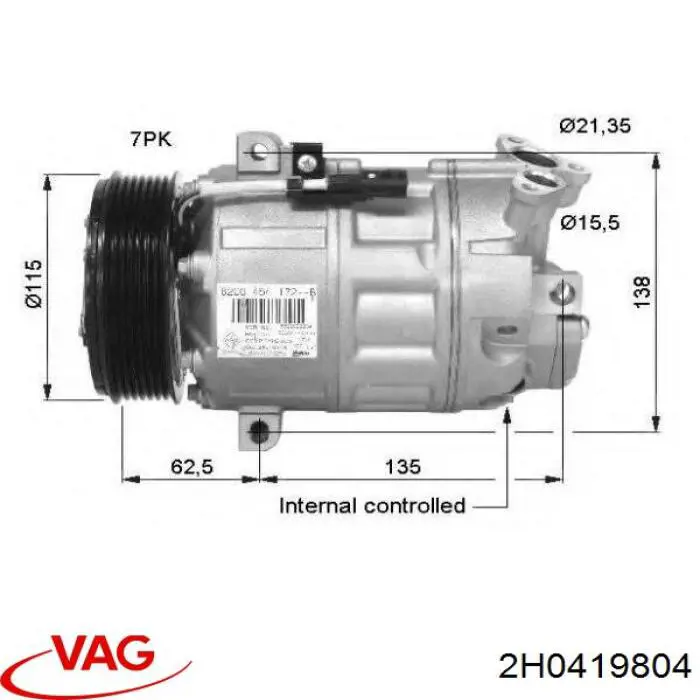 Barra de dirección completa izquierda VAG 2H0419804 precio, desde 43,65 EUR