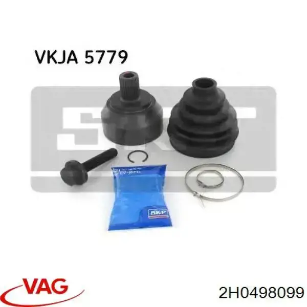 Junta homocinética exterior delantera VAG 2H0498099 precio, desde 51,96 EUR
