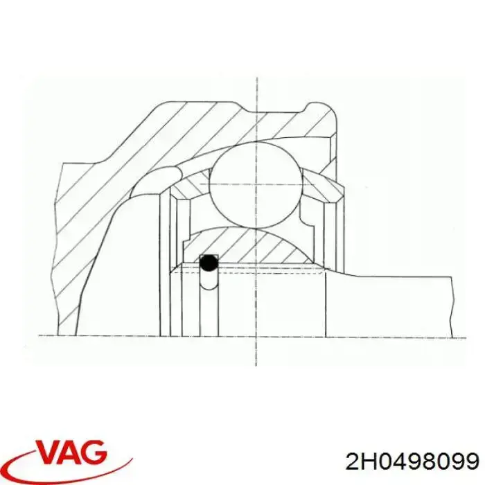 Comprar 2H0407321 VAG Junta homocinetica