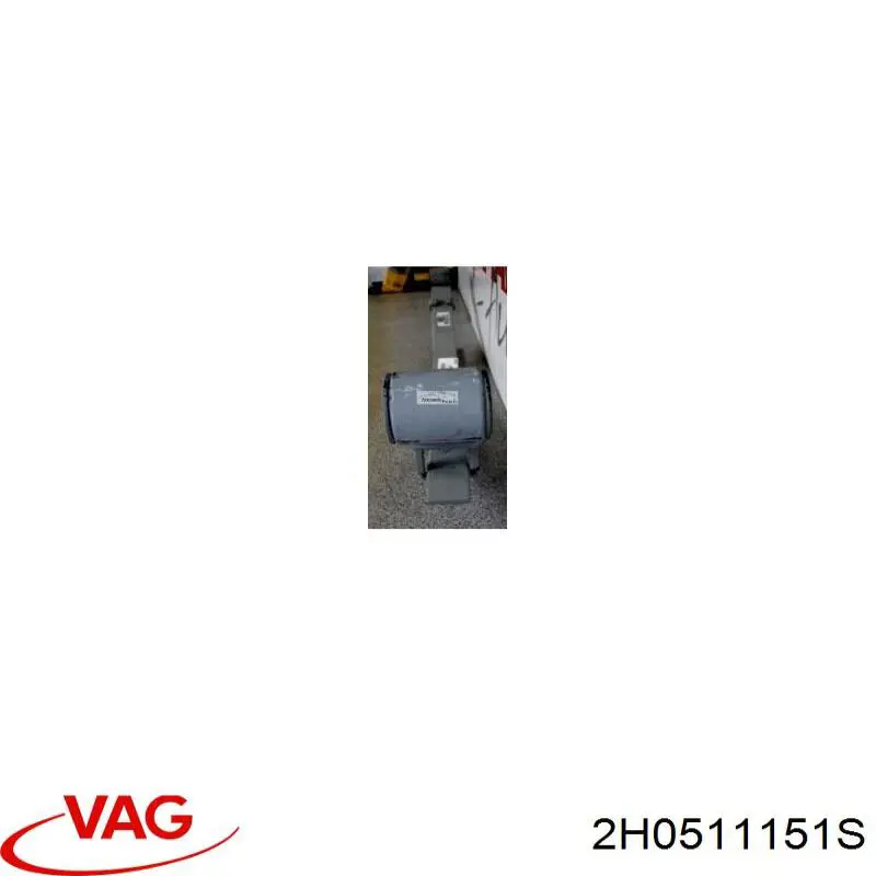 2H0511151AC VAG ballesta de suspensión trasera