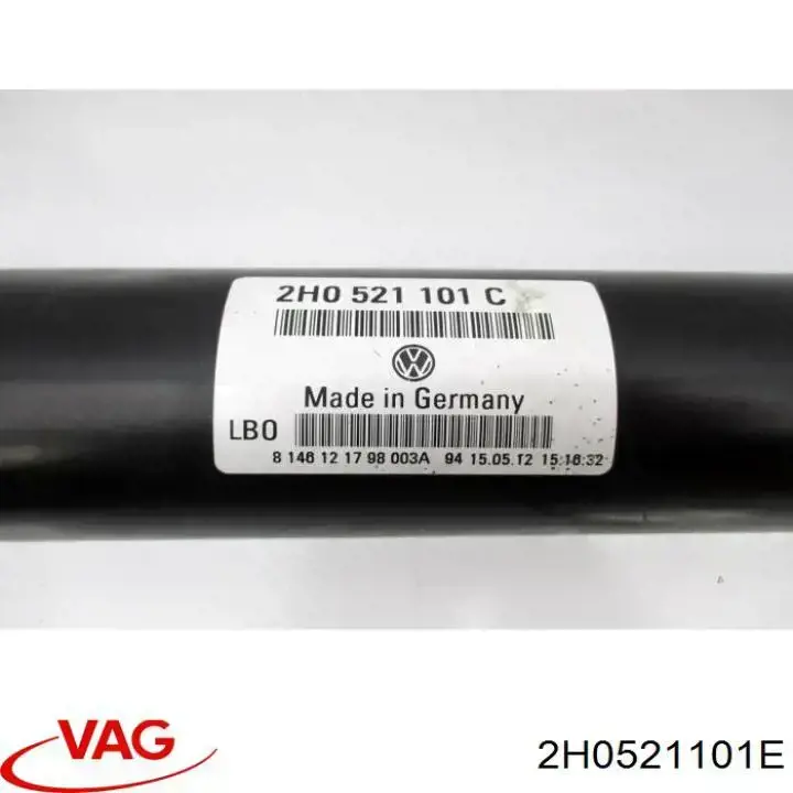 Comprar 2H0521101E VAG Árbol de transmision delantero