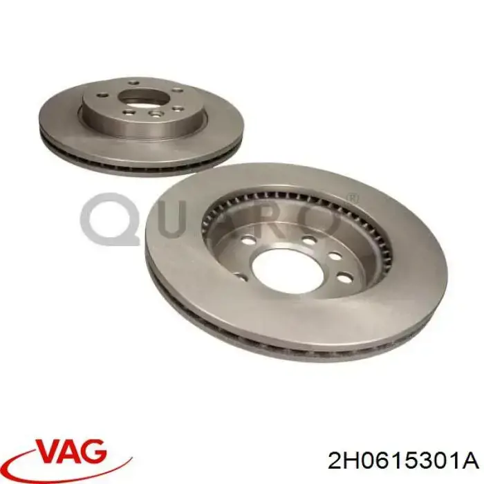Comprar 2H0615301A VAG Freno de disco delantero